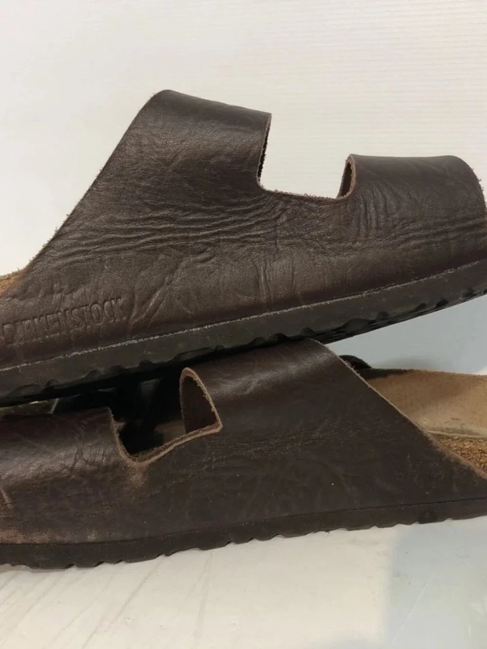 Birkenstock 265 Arizona Chocolate Brown Strappy Buckle Sandal Size 8-8 1/2